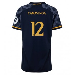 Real Madrid Eduardo Camavinga #12 Udebanetrøje Dame 2023-24 Kort ærmer